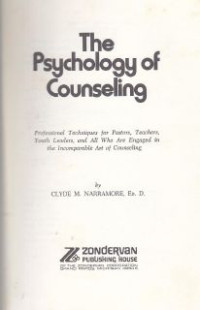 The psychology of counseling