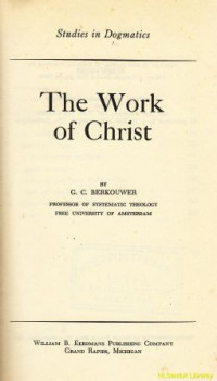 The Work of Christ