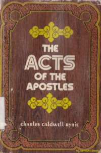 The acts of the apostles