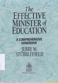 The effective minister of education : A comprehensive handbook