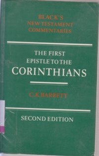 The first epistles to the corinthians second edition