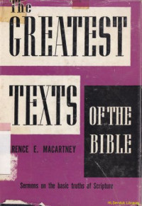 The greatest texts of the bible