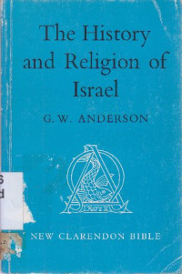 The history and religion of Israel