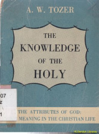 The knowledge of the holy