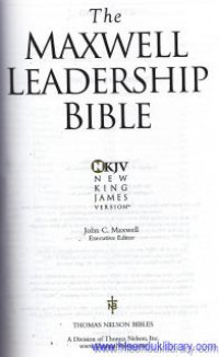 The Maxwell leadership bible