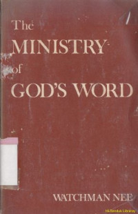 The ministry of gods word