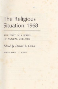 The religious situation 1968