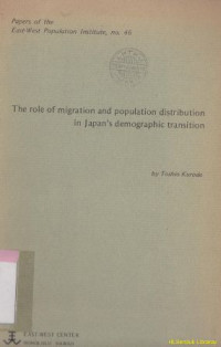 The role of migration and population distribution in Japan's demograpic transition