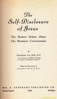 The self disclosure of Jesus