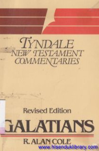 Tyndale new testament commentaries the letter of Paul to the Galatians revised edition