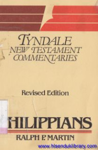 Tyndale new testament commentaries the epistle of Paul to the Philippians revised edition