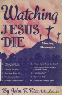 Watching Jesus die : 10 sermons on the crucifixi on of christ