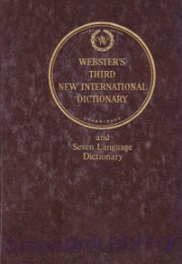 Websters third new international dictionary Vol.3 : s to z encyclopedia britanica