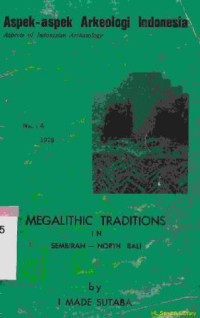 Megalithic Traditions In Sembiran North Bali