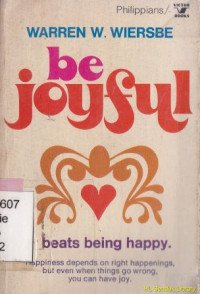 Be joyful