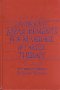 Handbook Of Measurements For Marriage & Family Therapy