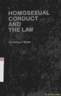 Homosexual conduct and the law