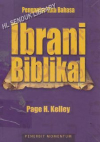 Ibrani biblika: pengantar tata bahasa