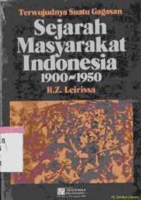 Sejarah masyarakat Indonesia 1900-1950