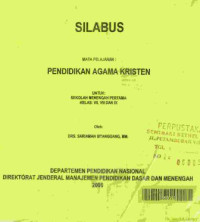 Silabus Pendidikan agama ksristen