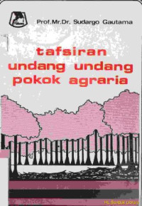 Tafsiran undang-undang pokok agraria