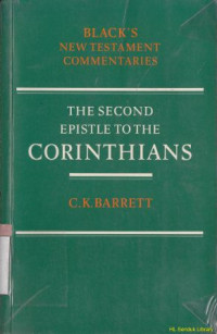 The second epistle to the corinthians